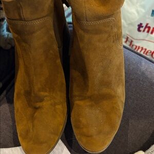 Lucky Brand Tan Leather Ankle Boot